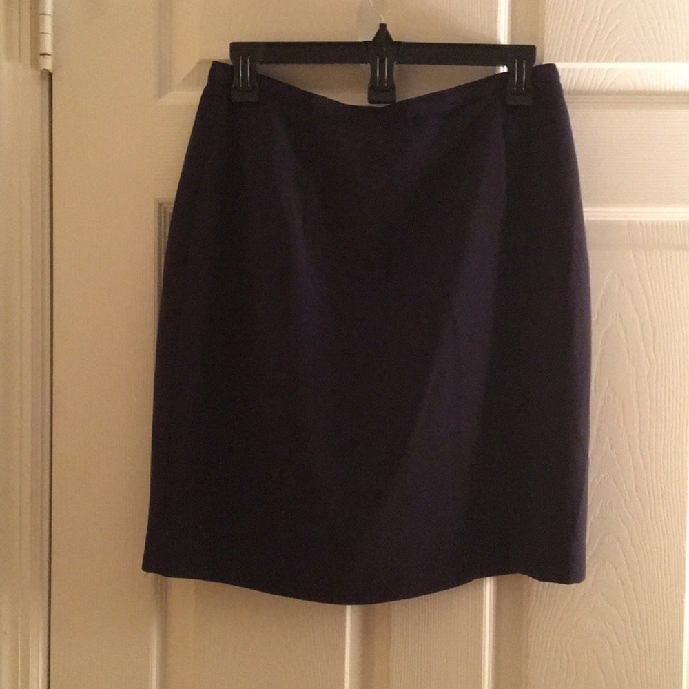 Navy Blue lined skirt
